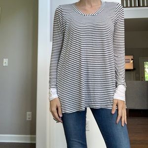 Long sleeve soft maternity top.